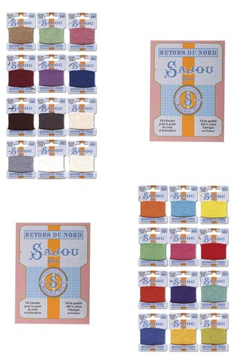 Buy together: Sajou Retors du Nord embroidery floss assortments 1 and 2 Buy together: Sajou Retors du Nord embroidery floss assortments 1 and 2