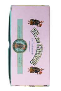 Boite 12 cocons Calais coloris dragée fil dentelle Fil Au Chinois sur le site Sajou