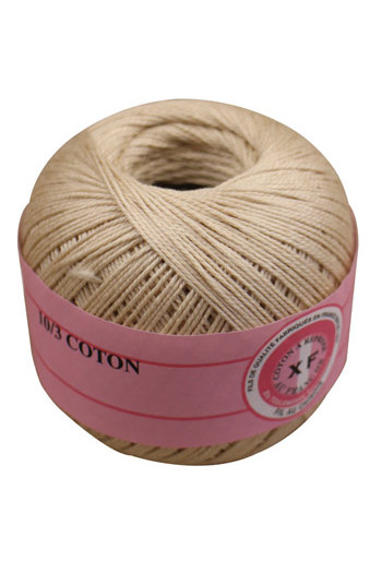 Crochet and knitting yarn XF brand size 10/3 ecru Crochet and knitting yarn XF brand size 10/3 ecru