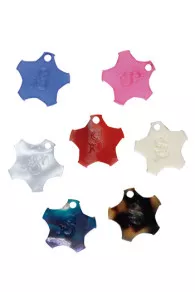 Breloque bijou - carte à fil façon onyx rouge