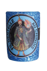 Cocon Caudry metallic turquoise bobbin lace thread Fil Au Chinois on the Sajou website