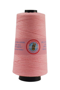 Presentation of Fil Au Chinois cotton tacking thread 850m cone - 592 - Pink