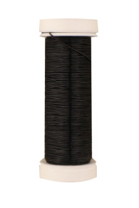 Spule elastisches Perlengarn Cordelastic 0,5mm Schwarz lichtdurchlässig Cordelastic