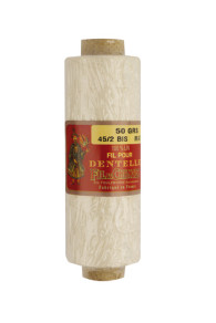 Ecru matt linen Lace thread reel - Size 45/2 - Fil Au Chinois