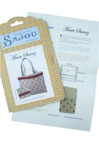 Sewing pattern Bag/pouch bordeaux