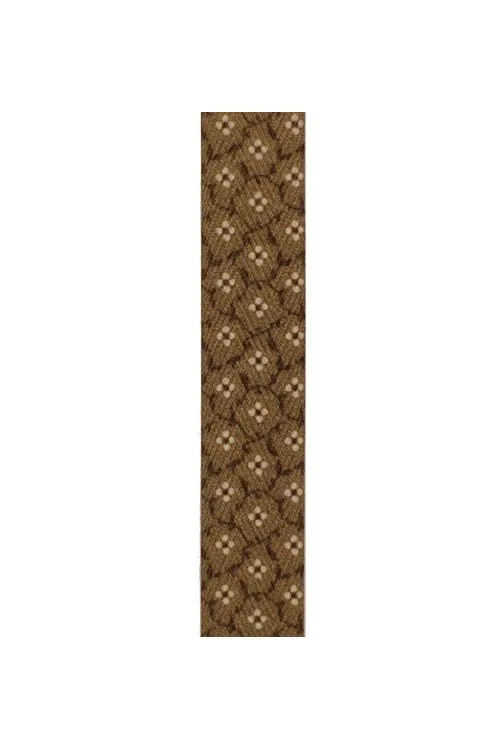 Ruban Sajou 20 mm sergé écru Abreuvoir marron coord. 1 Ruban Sajou 20 mm sergé écru Abreuvoir marron coord. 1
