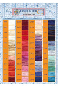 Stickgarn Retors du Nord Box 12 Pastellfarben
