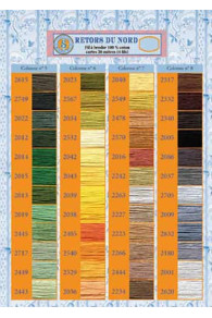 Stickgarn Retors du Nord Box 12 Pastellfarben