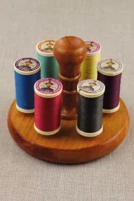 Sajou small wooden holder for miniature bobbins
