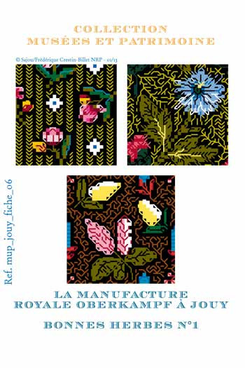 Stickvorlage Kreuzstich Jouy Bonnes herbes 1 Stickvorlage Kreuzstich Jouy Bonnes herbes 1