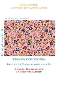 Sajou cross-stitch chart bright pink Bangalore indienne fabric - Museums and Heritage