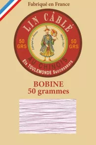 Gewachstes Lin câblé von Fil Au Chinois Stärke 632 Spule 285m - Farbe 516 Amethyst