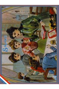 Carte postale de collection thème mercerie Club de couture
