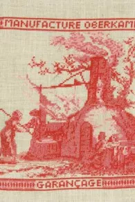 Cross-stitch pattern chart: garancage of toile de jouy