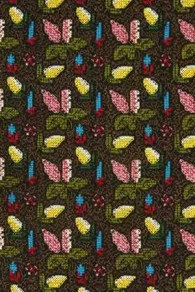 Cross-stitch pattern chart: bonnes herbes 1, toile de Jouy