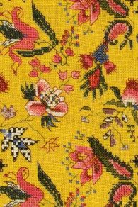 Stickvorlage Kreuzstich Jouy Indiennes
