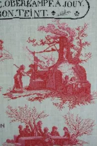 Kreuzstichvorlage Manufaktur Oberkampf Toile-de-Jouy
