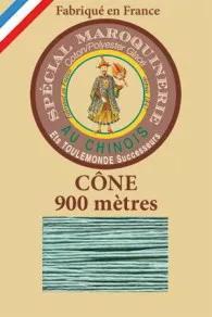 Fil Au Chinois leatherwork polycotton thread size 28/2 - 900m cone - Col. 448 Jade
