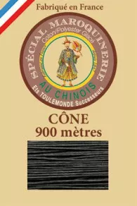 Fil Au Chinois leatherwork polycotton thread size 28/2 - 900m cone - Col. 494 Pine
