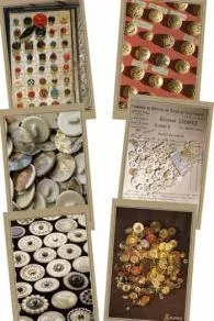 Six Sajou postcards vintage haberdashery Series 505