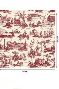 Sajou Toile de Jouy Travaux de la Manufacture Bordeaux: Rapportverhältnis 