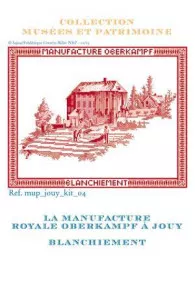 Cross stitch pattern kit: whitening the toile de jouy cloth