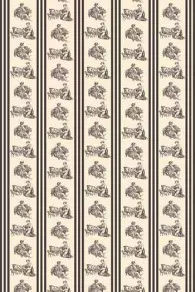 Sajou Toile de Jouy L'Offrande à l'Amour in Grau Kombistoff 1 - 100 % Baumwolle - 150 cm breit 