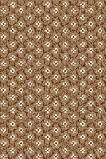 Fat Quarter Sajou-Stoff L'Abreuvoir in Braun Beistoff 1