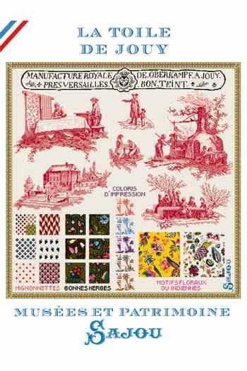 Sajou cross stitch pattern chart Oberkampf manufactory Toiles de Jouy