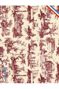 Sajou Postkarte Toile de Jouy Les Travaux de la Manufacture in Bordeaux 