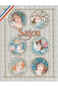 Sajou-Postkarte Jugendstil-Frauenporträts