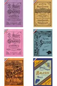 Six Sajou postcards – Series 2 of vintage cross-stitch albums