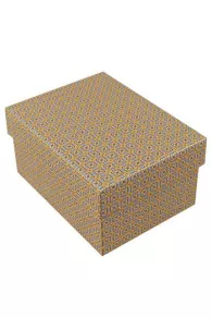 Storage workshop box Orange and blue