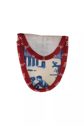 Sajou Scherenetui Größe S Toile de Jouy Blau Schrägband Bordeaux Sajou Scherenetui Größe S Toile de Jouy Blau Schrägband Bordeaux