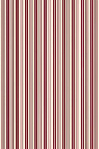 Sajou bordeaux and ecru stripe apron: detail of front pocket