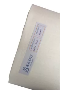12 threads per cm Embroidery linen Colour  White