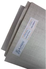 12 threads per cm Embroidery linen Colour Pearl grey