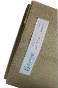 12 threads per cm Embroidery linen Colour  Natural