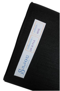 12 threads per cm Embroidery linen Colour  Black
