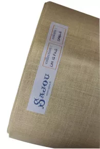 12 threads per cm Embroidery linen Colour  Sand