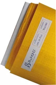 12 threads per cm Embroidery linen Colour  Mustard
