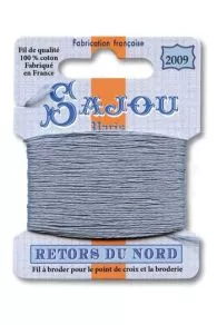Sajou embroidery thread - Retors du Nord colour Mist