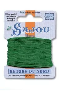 Sajou embroidery thread - Retors du Nord colour Lawn