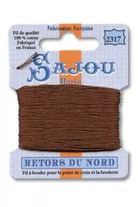 Sajou embroidery thread - Retors du Nord colour Pheasant