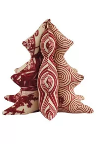 Sajou Nähset für einen Tannenbaum in 3D aus Toile de Jouy Stoffen in Bordeaux