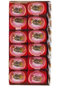 Fil dentelle aux fuseaux géranium cocons Calais Fil Au Chinois en boîte de 12 sur le site Maison Sajou