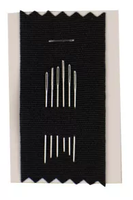 Six Sajou embroidery needles diameter 0.50mm n°28