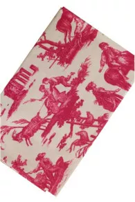 Fat Quarter Sajou-Stoff Plaisirs de la campagne rosa Hauptmotiv : Präsentation 