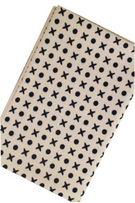 Presentation SajouTravaux de la Manufacture black fabric swatch coordinate 1