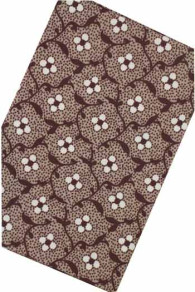 Coupon tissu Sajou toile de Jouy marron l'Abreuvoir coordonné 1 présentation